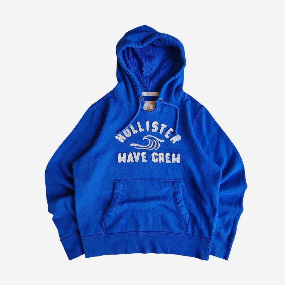 Y2K 00s Hollister Co. blue hoodie